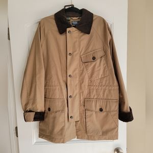 POLO RALPH LAUREN Men's Beige Ventile Twill Cotton Belted Field Jacket